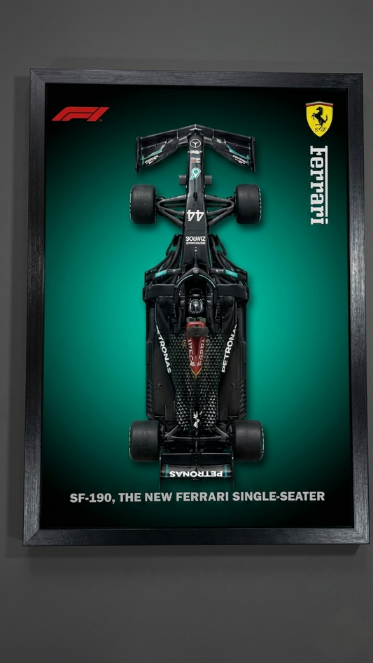 Bburagos Scuderia Ferrari F1 Diecast Car Frame - Licensed model