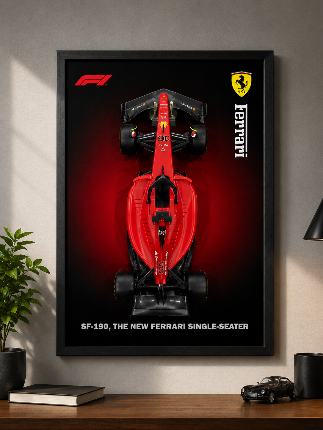 Bburagos Scuderia Ferrari F1 Diecast Car Frame - Non Licensed model