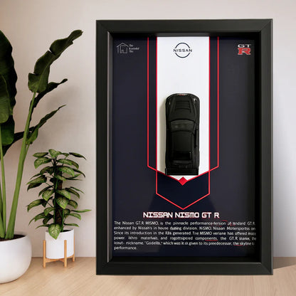 Majorette Black Edition Nissan Nismo GT-R  3D Car Frame