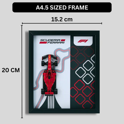 Bburagos Scuderia Ferrari F1 Diecast Car Frame 1:43 – 3D Wall Art