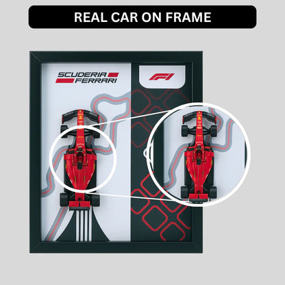 Bburagos Scuderia Ferrari F1 Diecast Car Frame 1:43 – 3D Wall Art