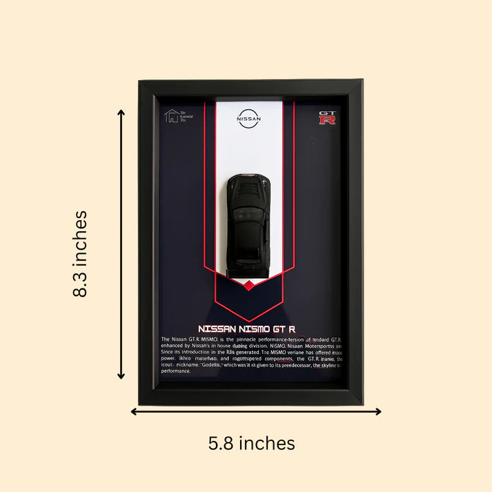 Majorette Black Edition Nissan Nismo GT-R  3D Car Frame