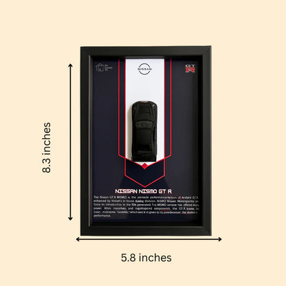 Majorette Black Edition Nissan Nismo GT-R  3D Car Frame