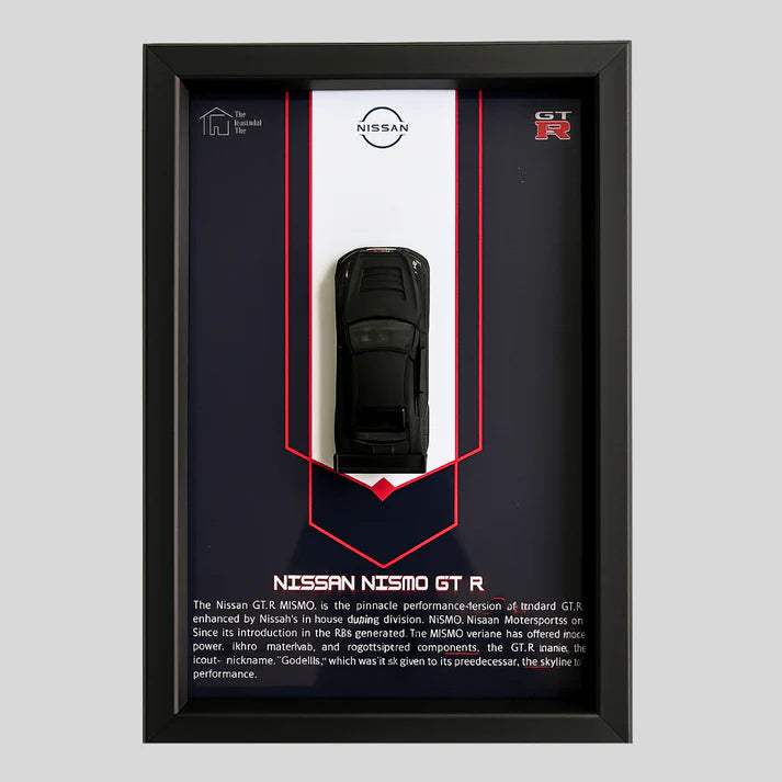 Majorette Black Edition Nissan Nismo GT-R  3D Car Frame