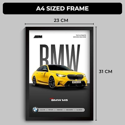 Framed BMW G90 M5 A4 Sized (31 x 23 cm)