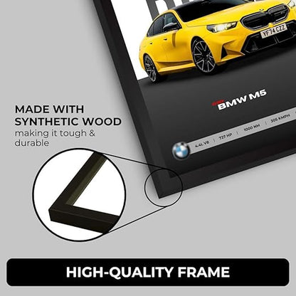 Framed BMW G90 M5 A4 Sized (31 x 23 cm)
