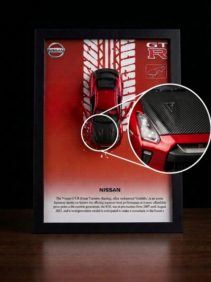 Nissan GT-R  Frame  Art-A4(31x23)