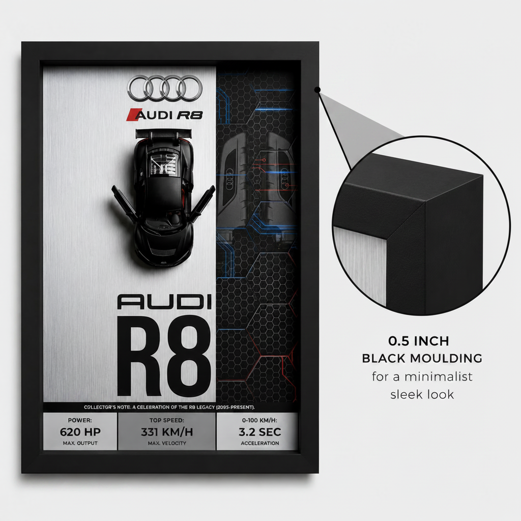 Audi R8 911  Frame Art-A4(31x23)
