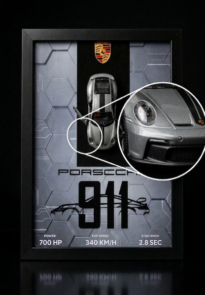 Porsche 911  Frame Art-A4(31x23)