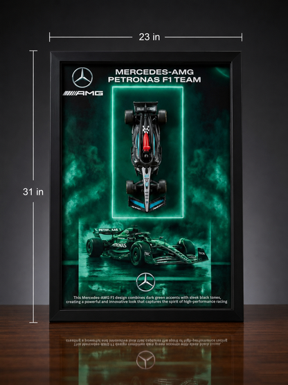 Bburagos Scuderia Ferrari F1 Diecast Car Frame Art-A4
