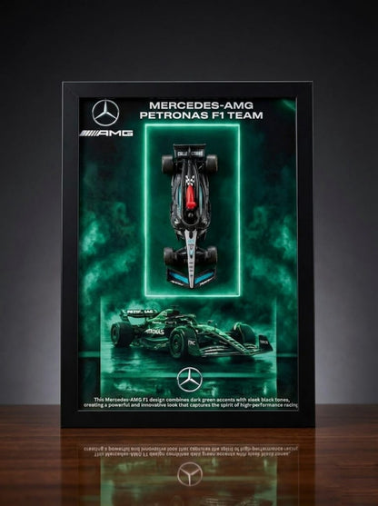 Bburagos Scuderia Ferrari F1 Diecast Car Frame Art-A4