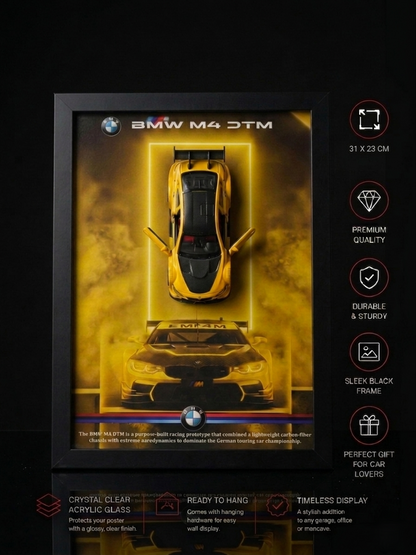 BMW M4 Series  Frame Art -A4