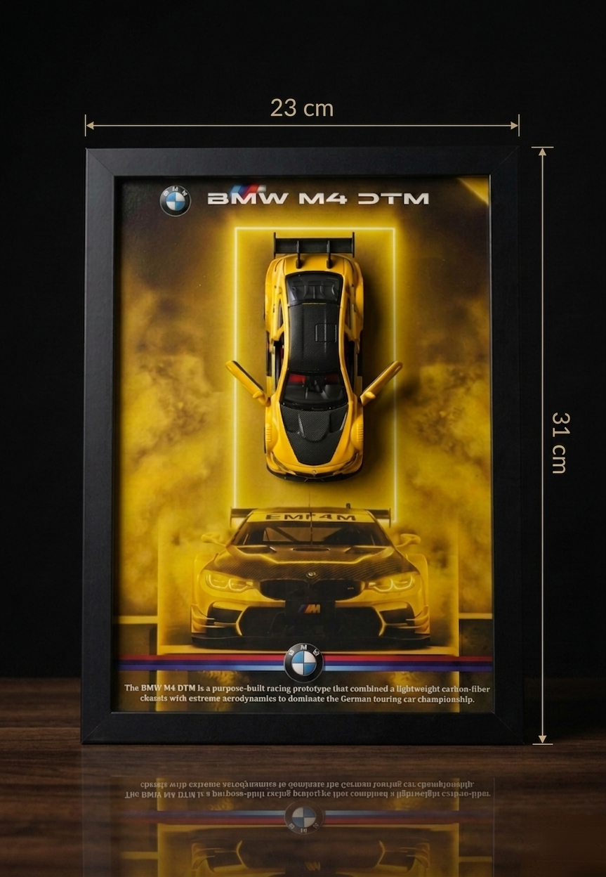 BMW M4 Series  Frame Art -A4