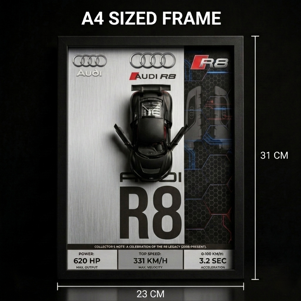 Audi R8 911  Frame Art-A4(31x23)