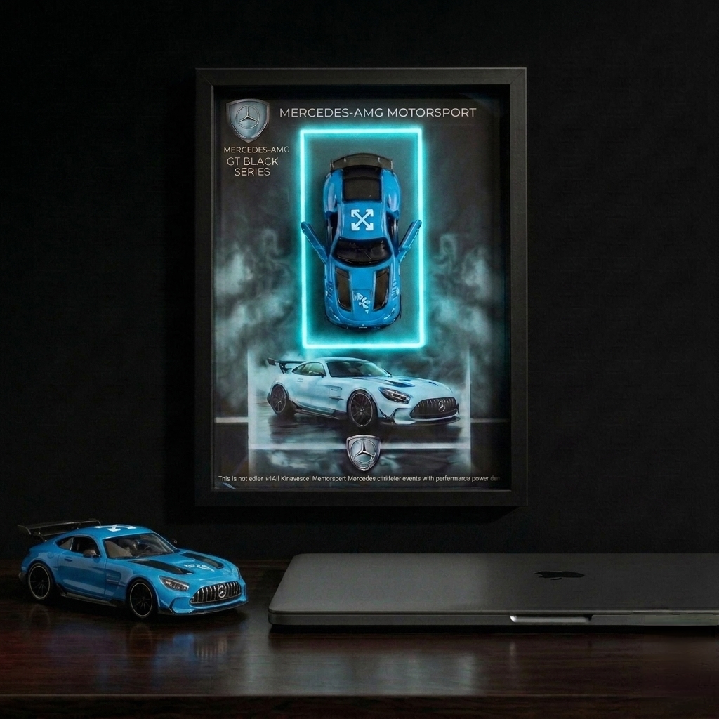 Mercedes-Amg Motorsport Frame Art -A4