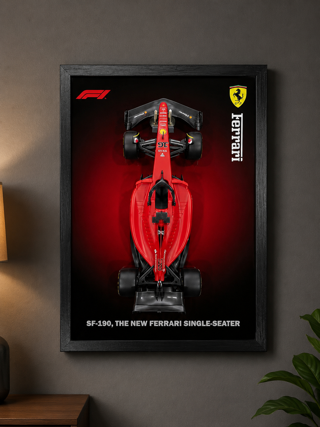 Bburagos Scuderia Ferrari F1 Diecast Car Frame - Non Licensed model