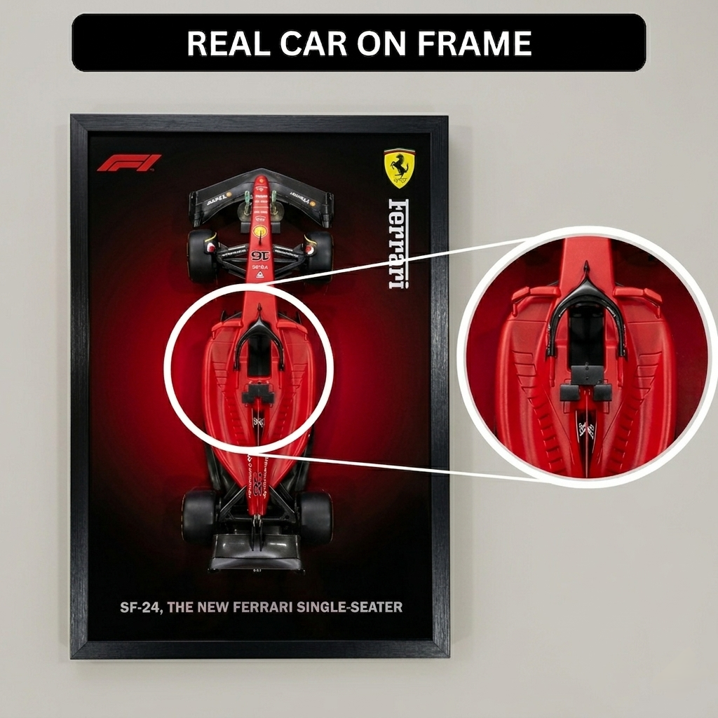 Bburagos Scuderia Ferrari F1 Diecast Car Frame - Non Licensed model