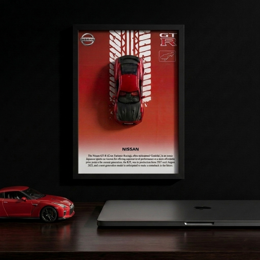 Nissan GT-R  Frame  Art-A4(31x23)