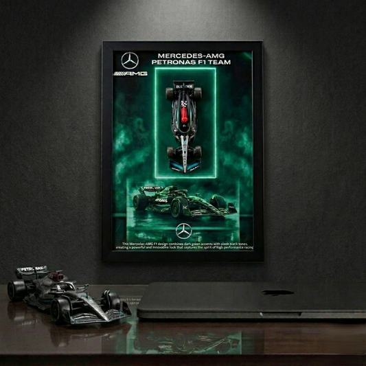 Bburagos Scuderia Ferrari F1 Diecast Car Frame Art-A4