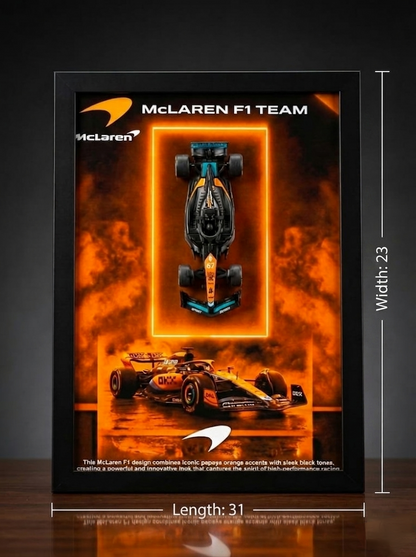 Bburagos Scuderia Ferrari F1 Diecast Car Frame Art-A4