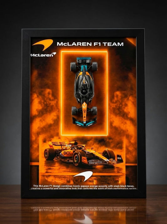 Bburagos Scuderia Ferrari F1 Diecast Car Frame Art-A4