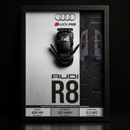 Audi R8 911  Frame Art-A4(31x23)